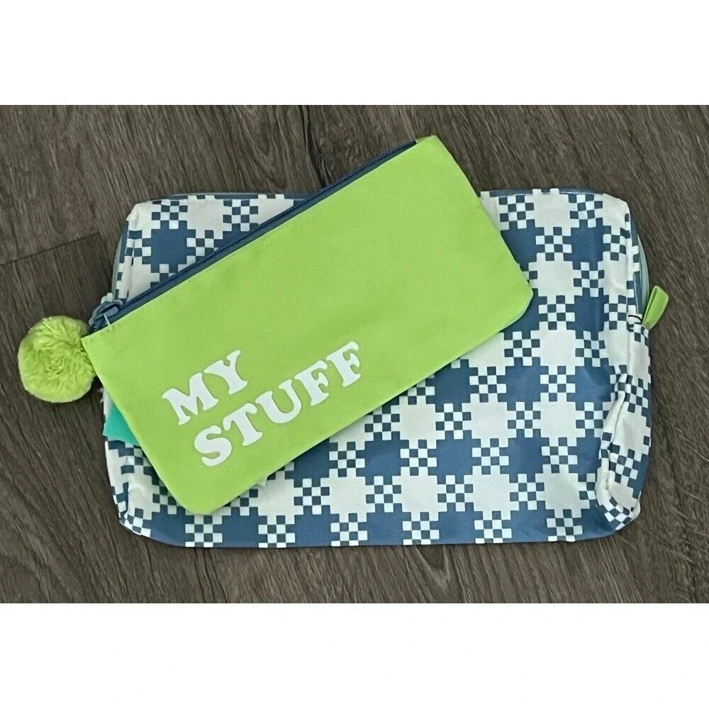 Target 2pk Kids' Houndstooth and My Stuff‎ Gifting Pouch Set - Pillowfort™  B8
